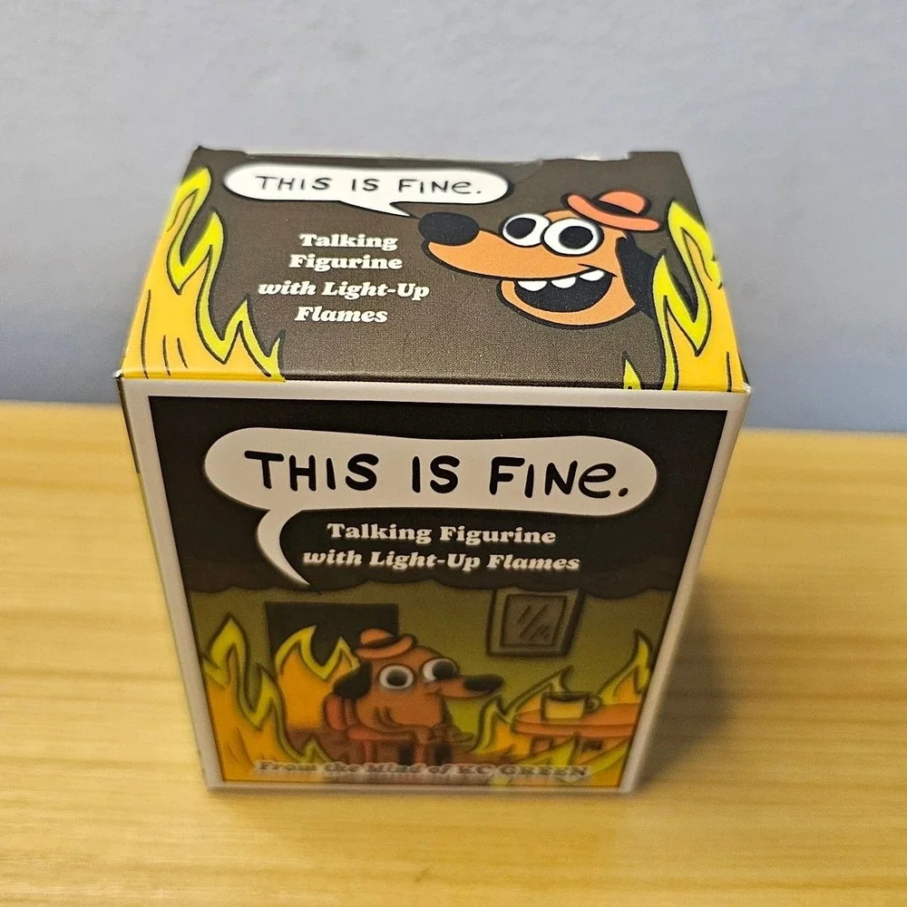 This Is Fine Talking Figurine: With Light and Sound! (RP Minis)